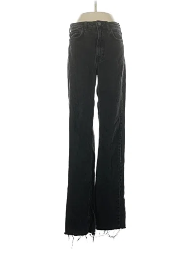 Pre-owned Zara Casual Pants In Black