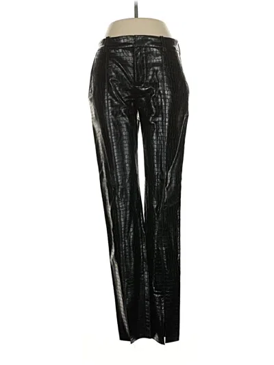 Pre-owned Zara Casual Pants In Black