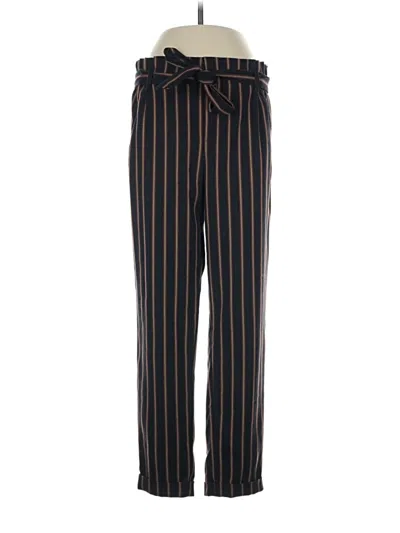 Pre-owned Zara Casual Pants In Black