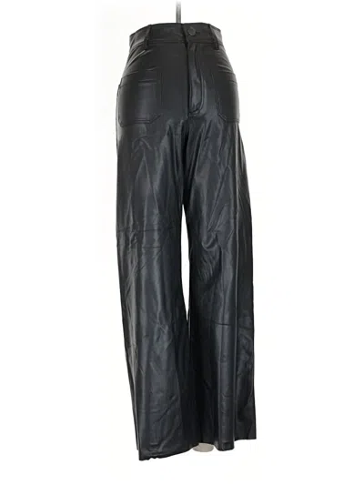 Pre-owned Zara Casual Pants In Black