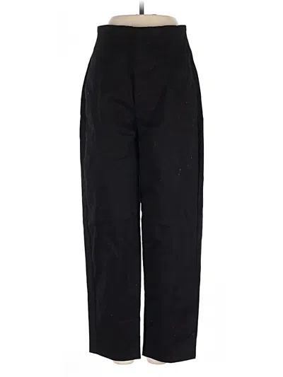 Pre-owned Zara Casual Pants In Black