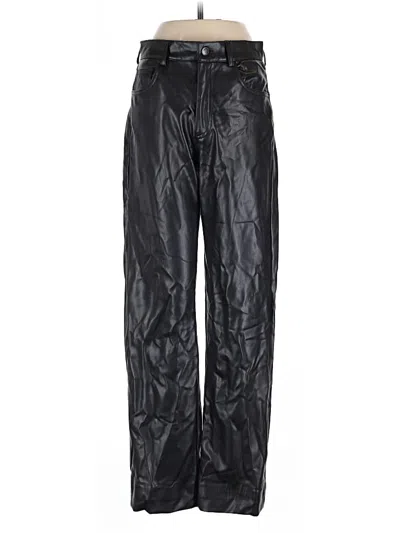 Pre-owned Zara Casual Pants In Black