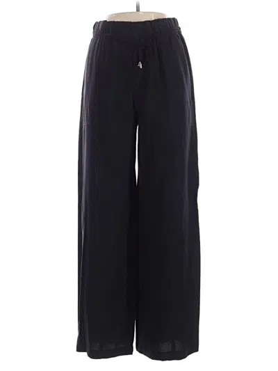 Pre-owned Zara Casual Pants In Black