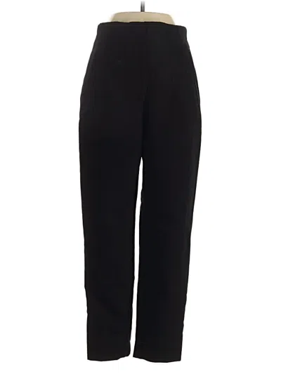 Pre-owned Zara Casual Pants In Black
