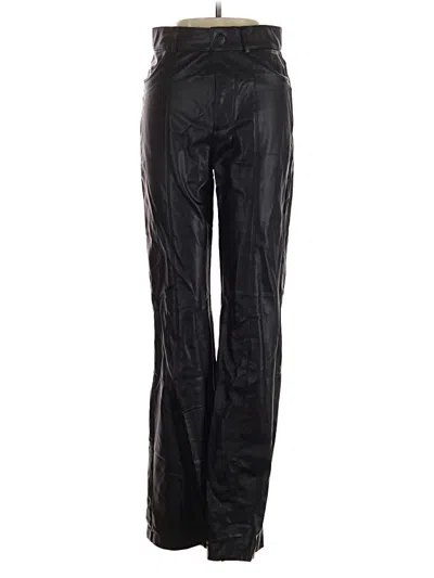 Pre-owned Zara Casual Pants In Black