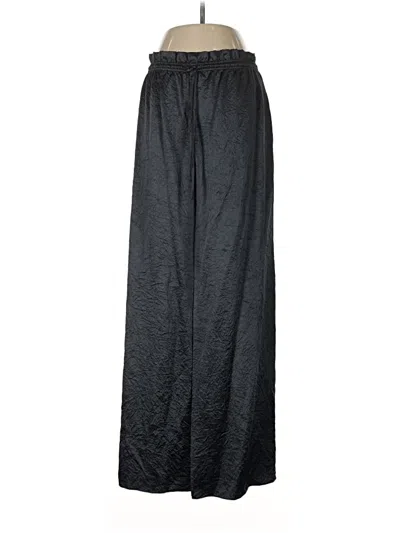 Pre-owned Zara Casual Pants In Black