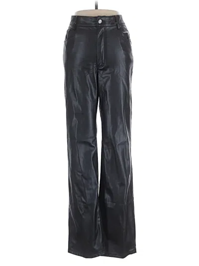 Pre-owned Zara Casual Pants In Black