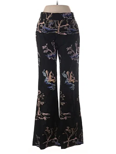 Pre-owned Zara Casual Pants In Black