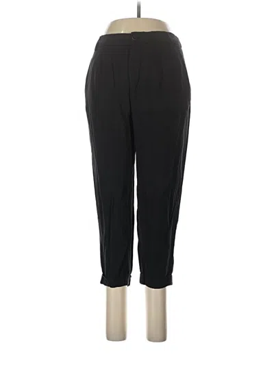 Pre-owned Zara Casual Pants In Black