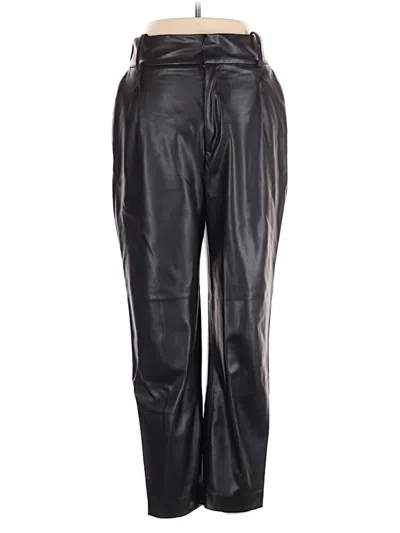 Pre-owned Zara Casual Pants In Black