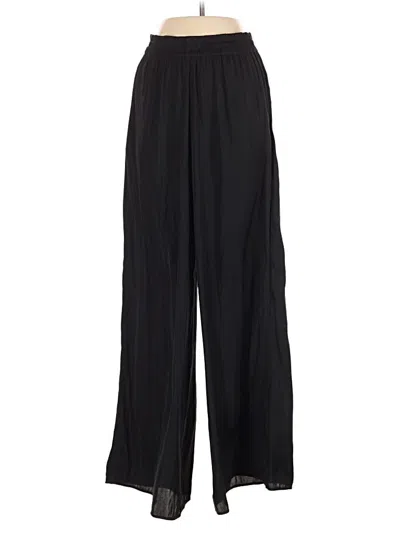 Pre-owned Zara Casual Pants In Black
