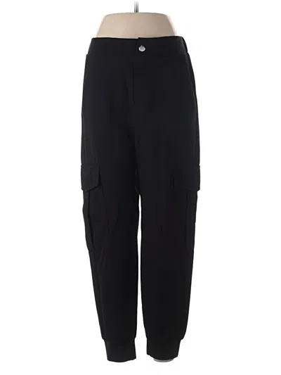 Pre-owned Zara Casual Pants In Black