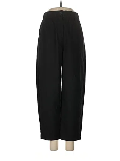 Pre-owned Zara Casual Pants In Black