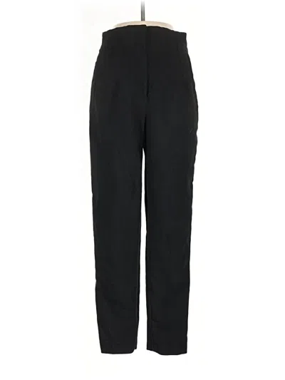 Pre-owned Zara Casual Pants In Black