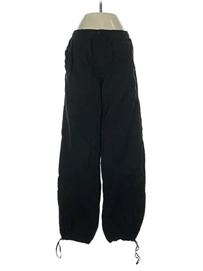 Pre-owned Zara Casual Pants In Black