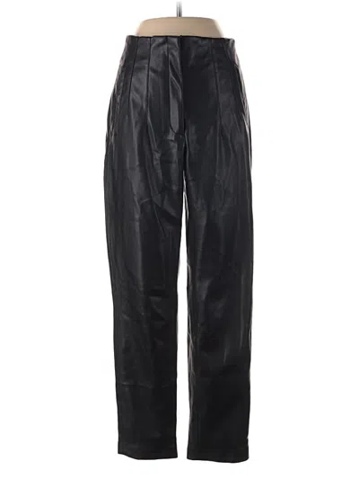 Pre-owned Zara Casual Pants In Black