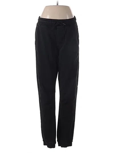 Pre-owned Zara Casual Pants In Black