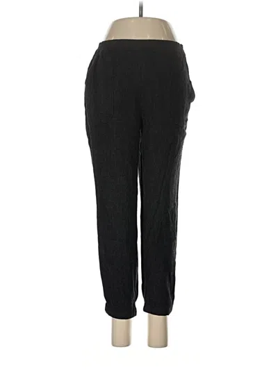 Pre-owned Zara Casual Pants In Black