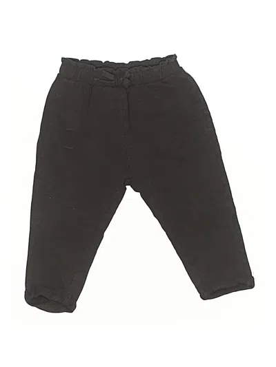 Pre-owned Zara Kids' Casual Pants In Black