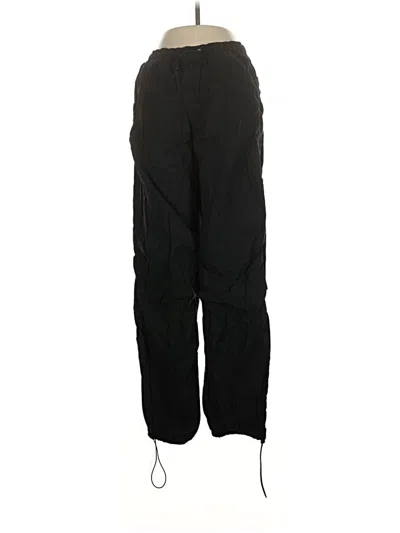 Pre-owned Zara Casual Pants In Black