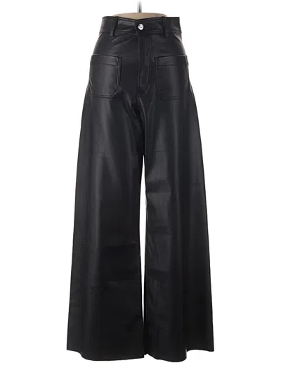 Pre-owned Zara Casual Pants In Black