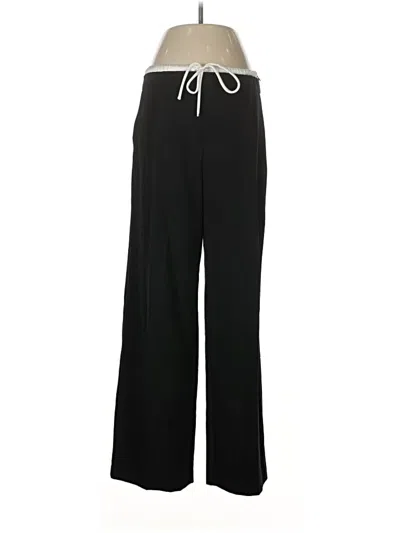 Pre-owned Zara Casual Pants In Black