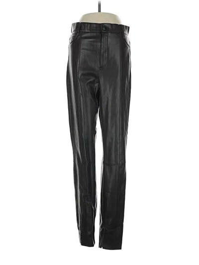 Pre-owned Zara Casual Pants In Black