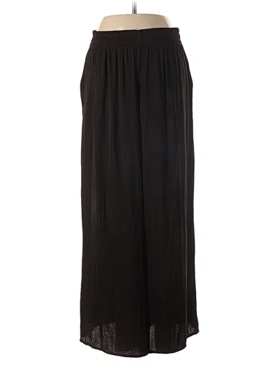 Pre-owned Zara Casual Pants In Black