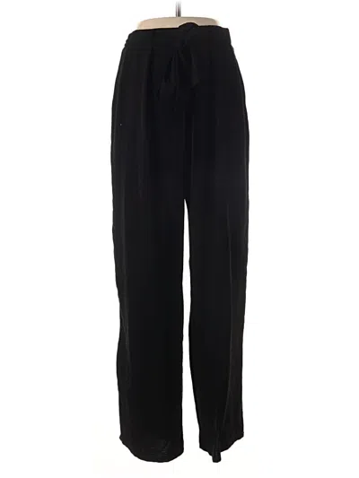 Pre-owned Zara Casual Pants In Black