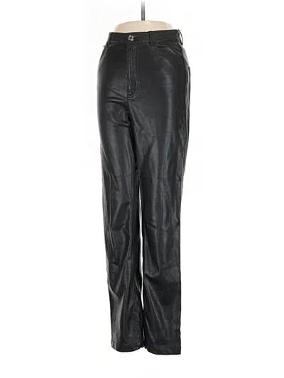 Pre-owned Zara Casual Pants In Black