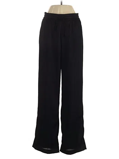 Pre-owned Zara Casual Pants In Black