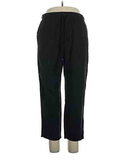Pre-owned Zara Casual Pants In Black