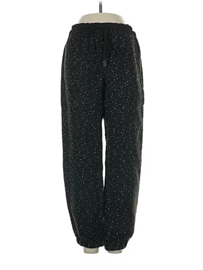 Pre-owned Zara Casual Pants In Black