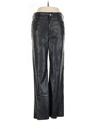 Pre-owned Zara Casual Pants In Black