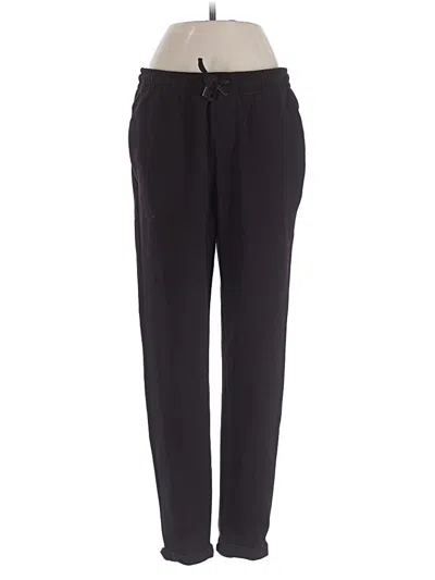 Pre-owned Zara Casual Pants In Black
