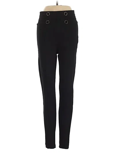 Pre-owned Zara Casual Pants In Black