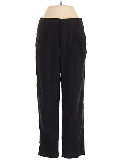 Pre-owned Zara Casual Pants In Black
