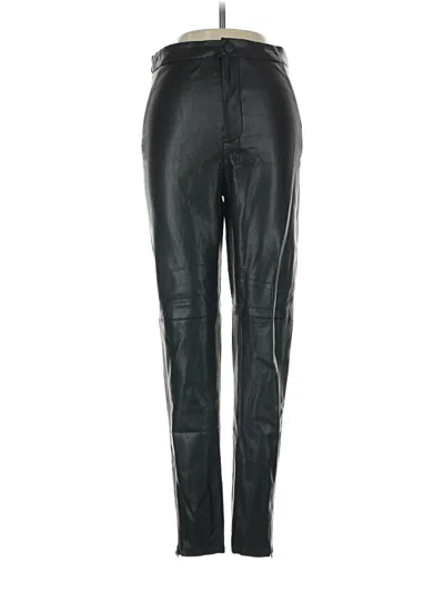 Pre-owned Zara Casual Pants In Black