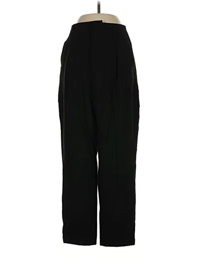 Pre-owned Zara Casual Pants In Black