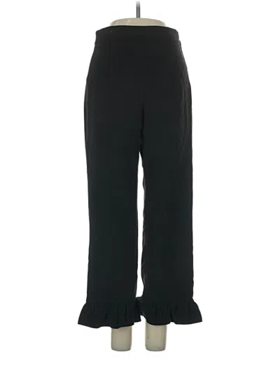 Pre-owned Zara Casual Pants In Black