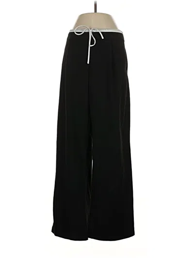 Pre-owned Zara Casual Pants In Black