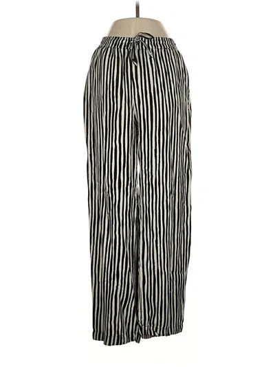 Pre-owned Zara Casual Pants In Black