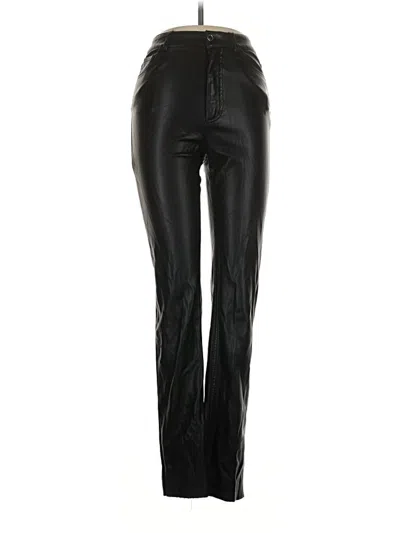 Pre-owned Zara Casual Pants In Black