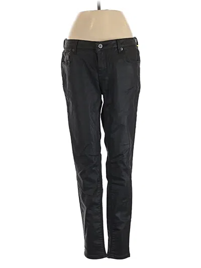 Pre-owned Zara Casual Pants In Black