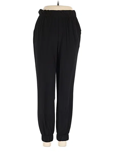 Pre-owned Zara Casual Pants In Black