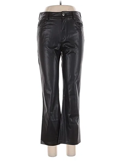 Pre-owned Zara Casual Pants In Black