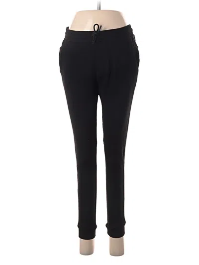 Pre-owned Zara Casual Pants In Black