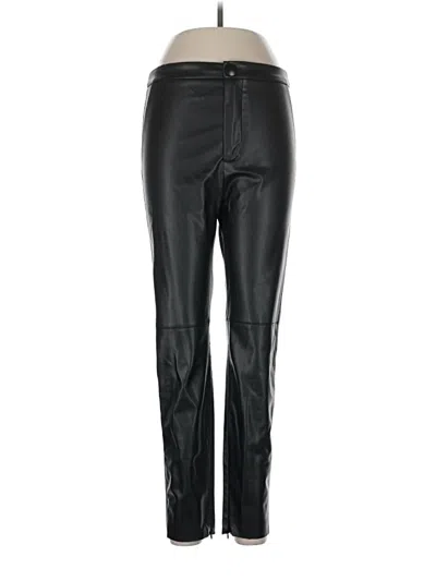 Pre-owned Zara Casual Pants In Black
