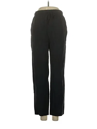 Pre-owned Zara Casual Pants In Black