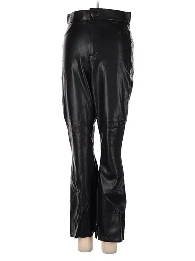 Pre-owned Zara Casual Pants In Black